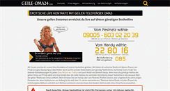 Desktop Screenshot of geile-oma24.com