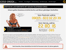 Tablet Screenshot of geile-oma24.com